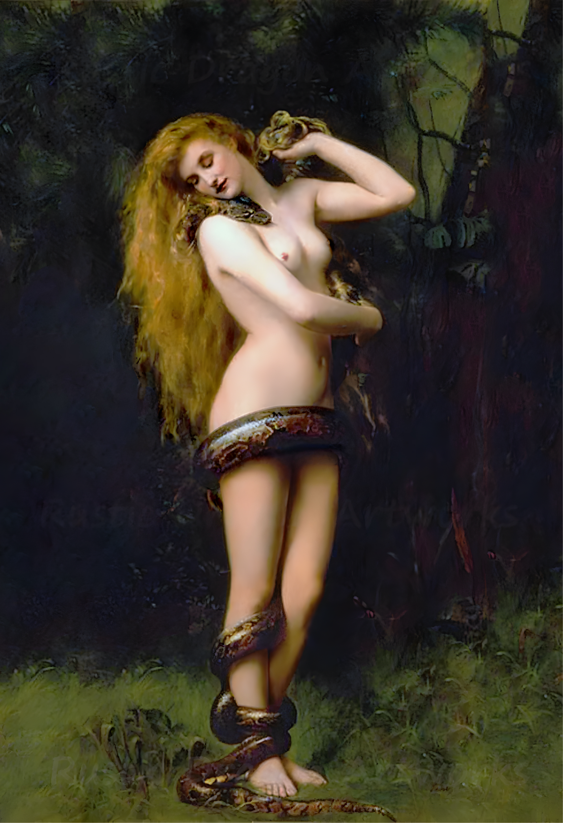 Hail Lilith Satanic 13" by 19" glossy wall poster