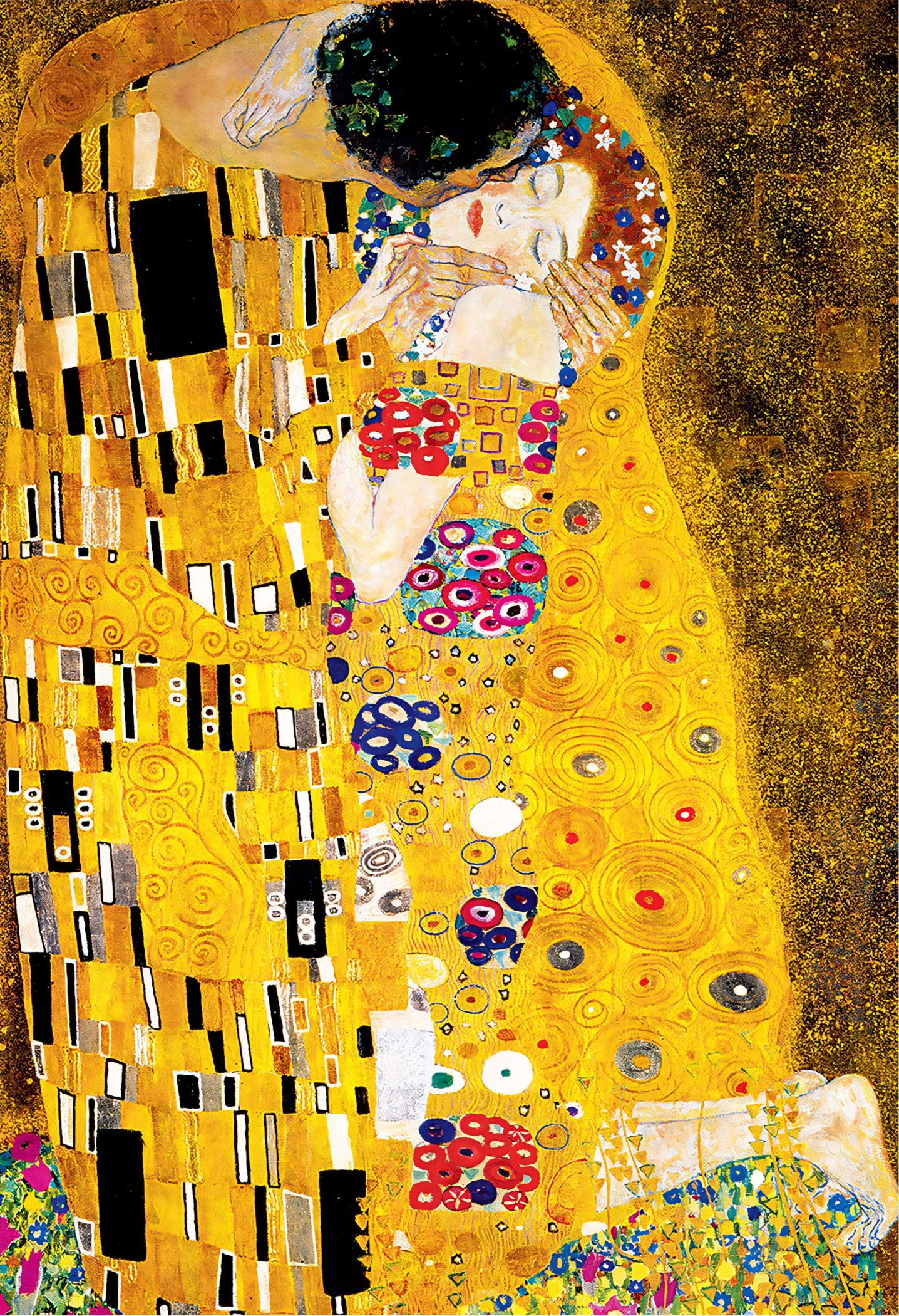 Gustav Klimt The Kiss 13" by 19" glossy wall poster