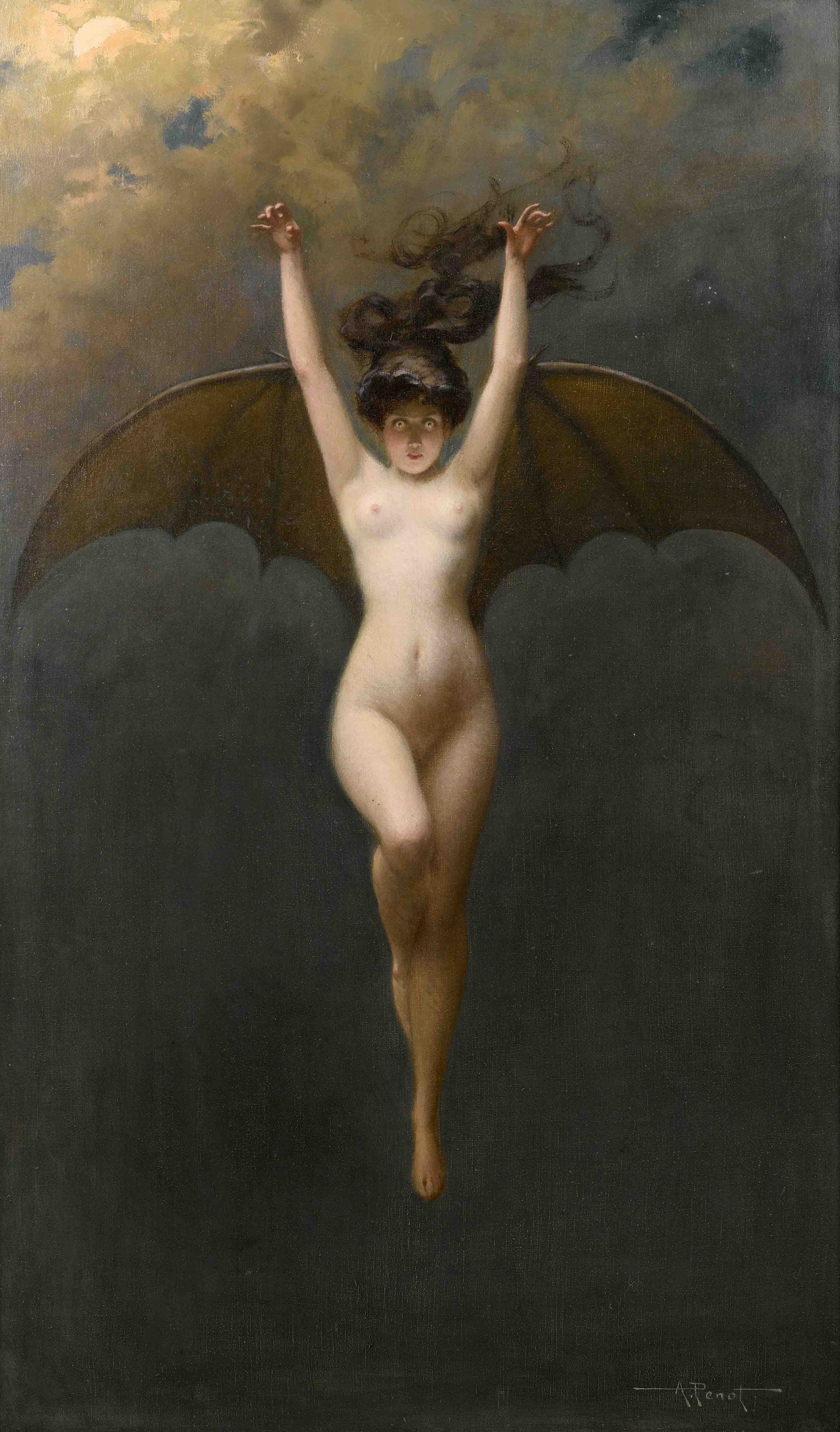 Gothic The Bat Woman 13" by 19" glossy wall poster