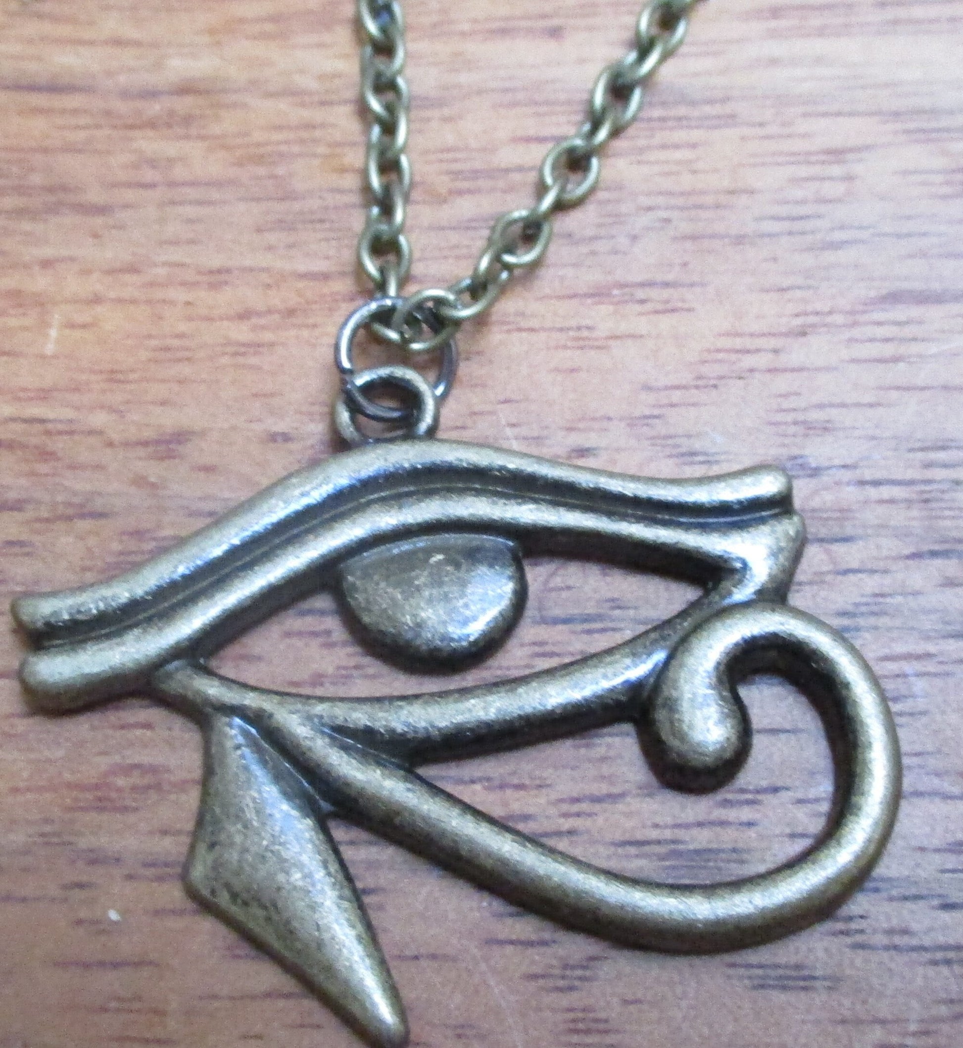 Kemetic Magick Egyptian Eye of Horus Chain pendant