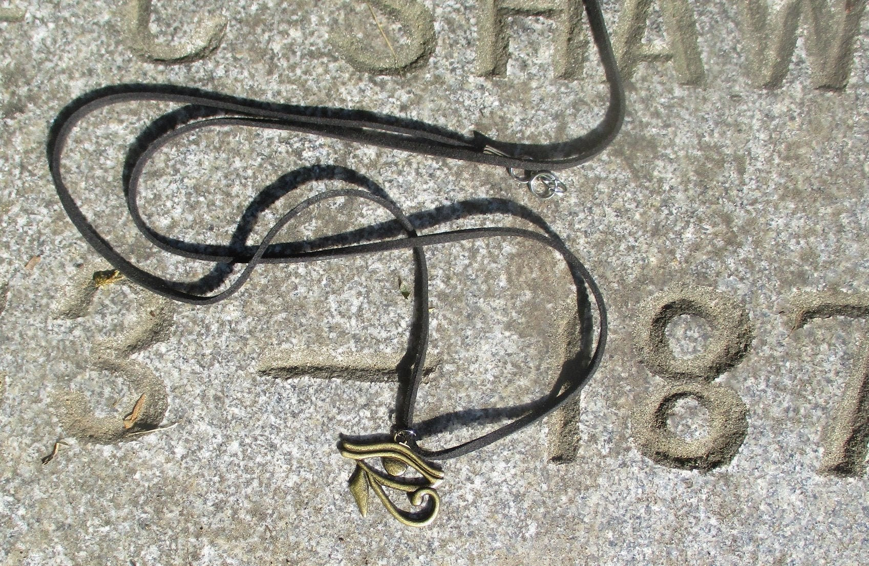 Kemetic Magick Egyptian Eye of Horus Cord pendant