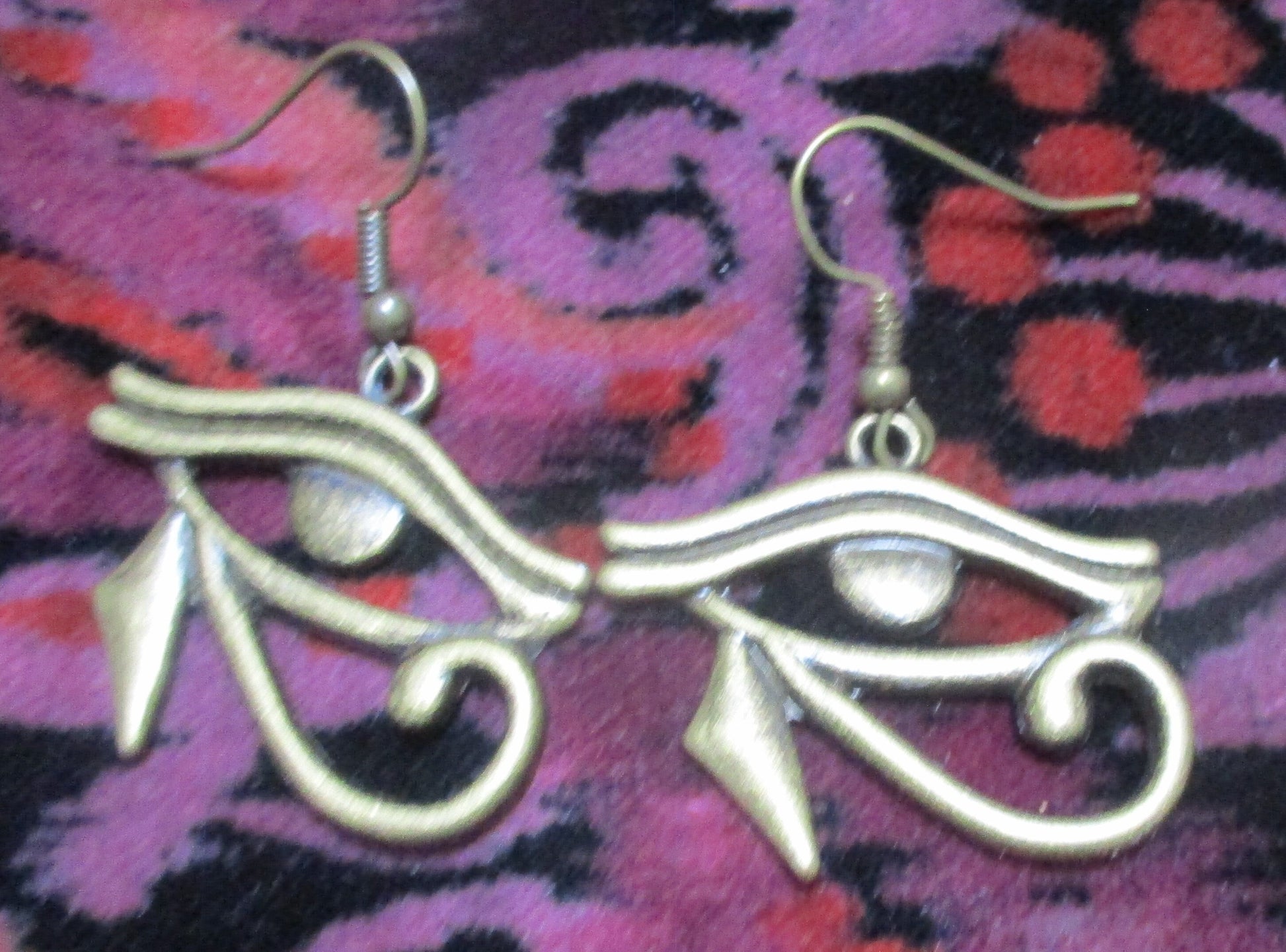 Kemetic Eye of Horus Earrings