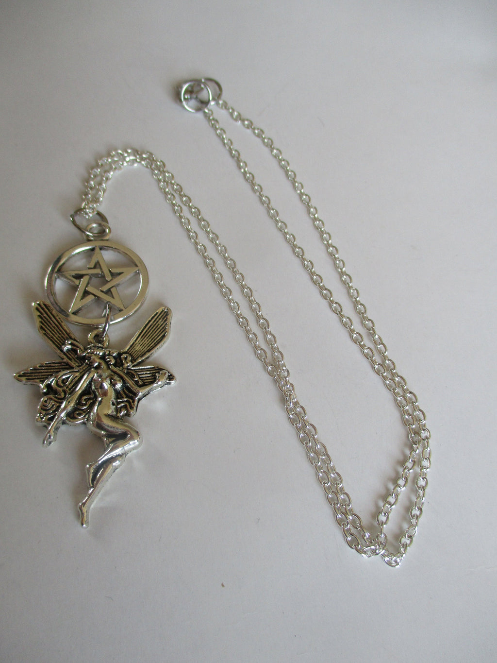 Fairy / Faerie, Pentacle Pentagram Necklace pendant