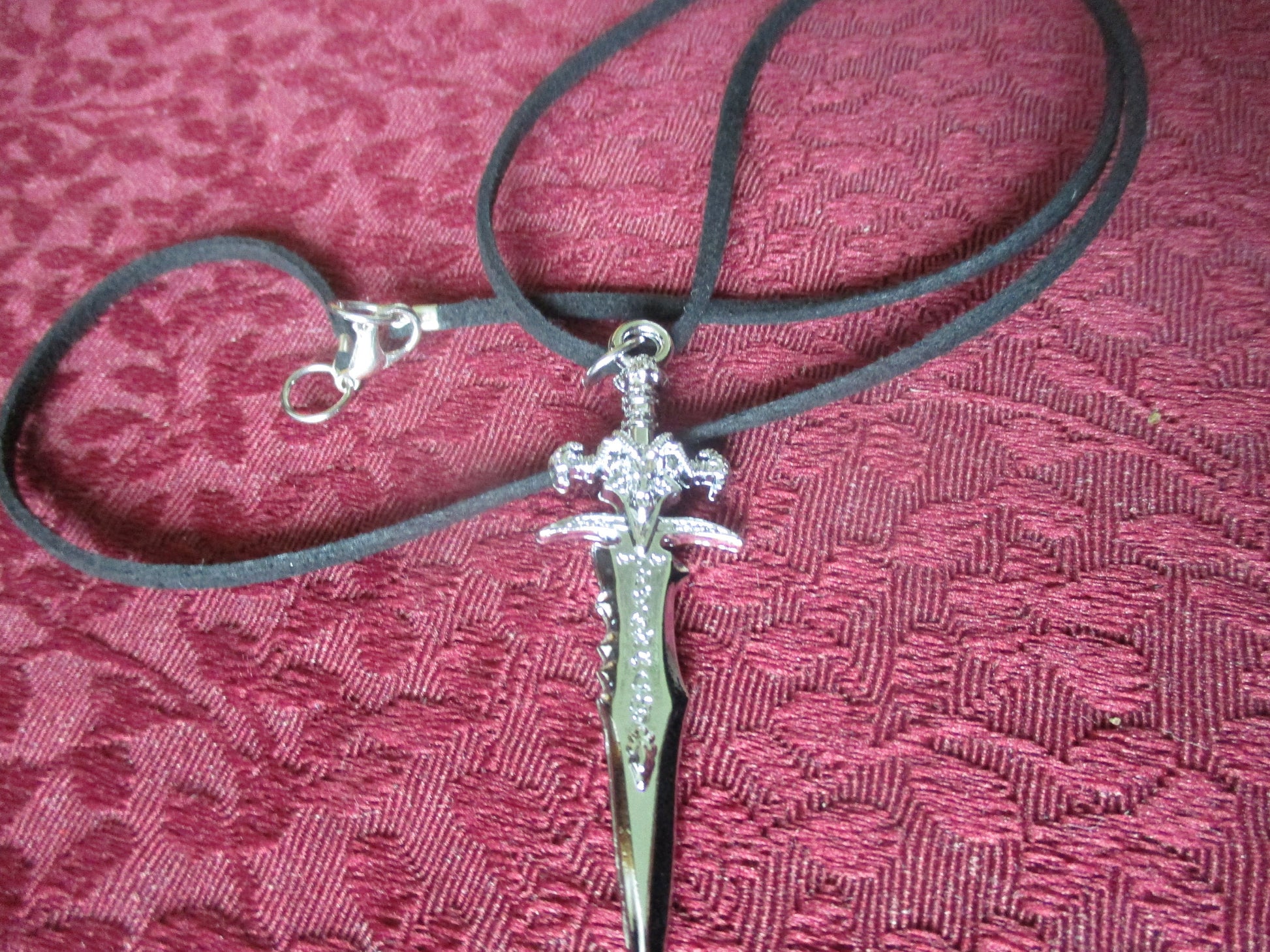 Cosplay Fantasy Athame Devil sword pendant