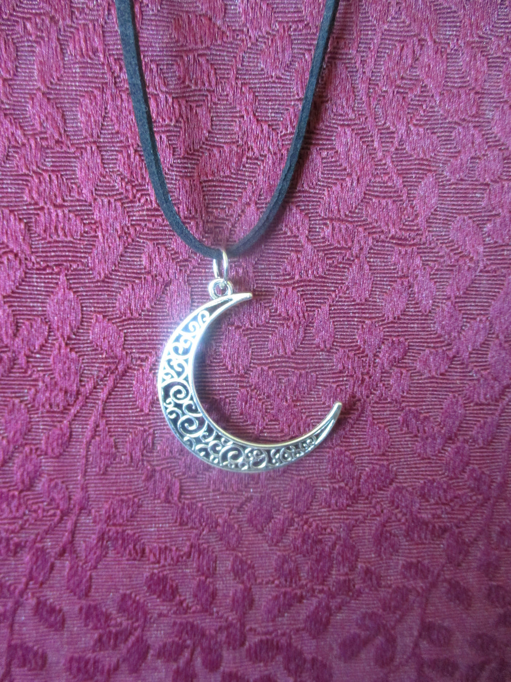 Boho Goth Mystic Moon Necklace Pendant