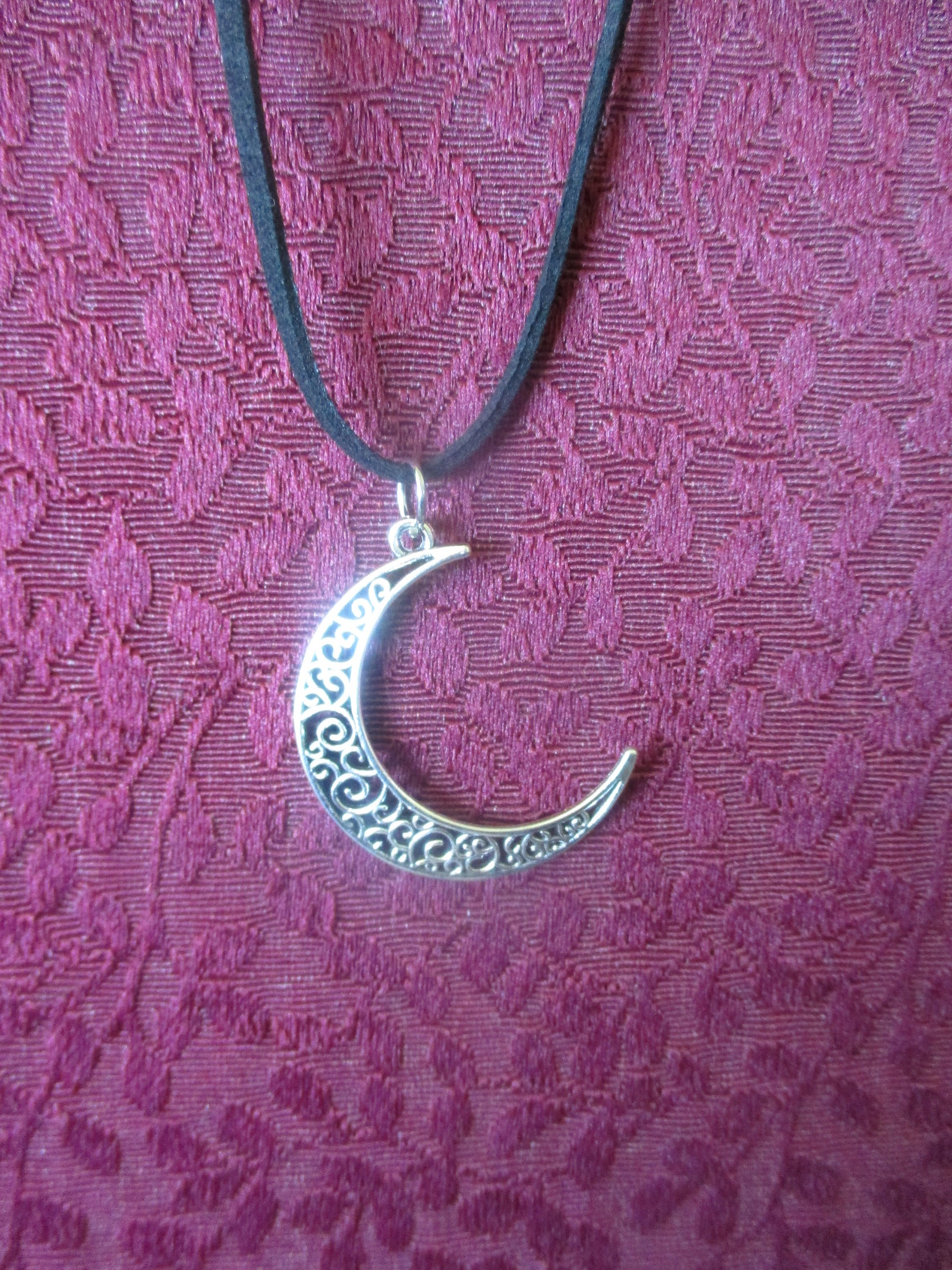 Boho Goth Mystic Moon Necklace Pendant