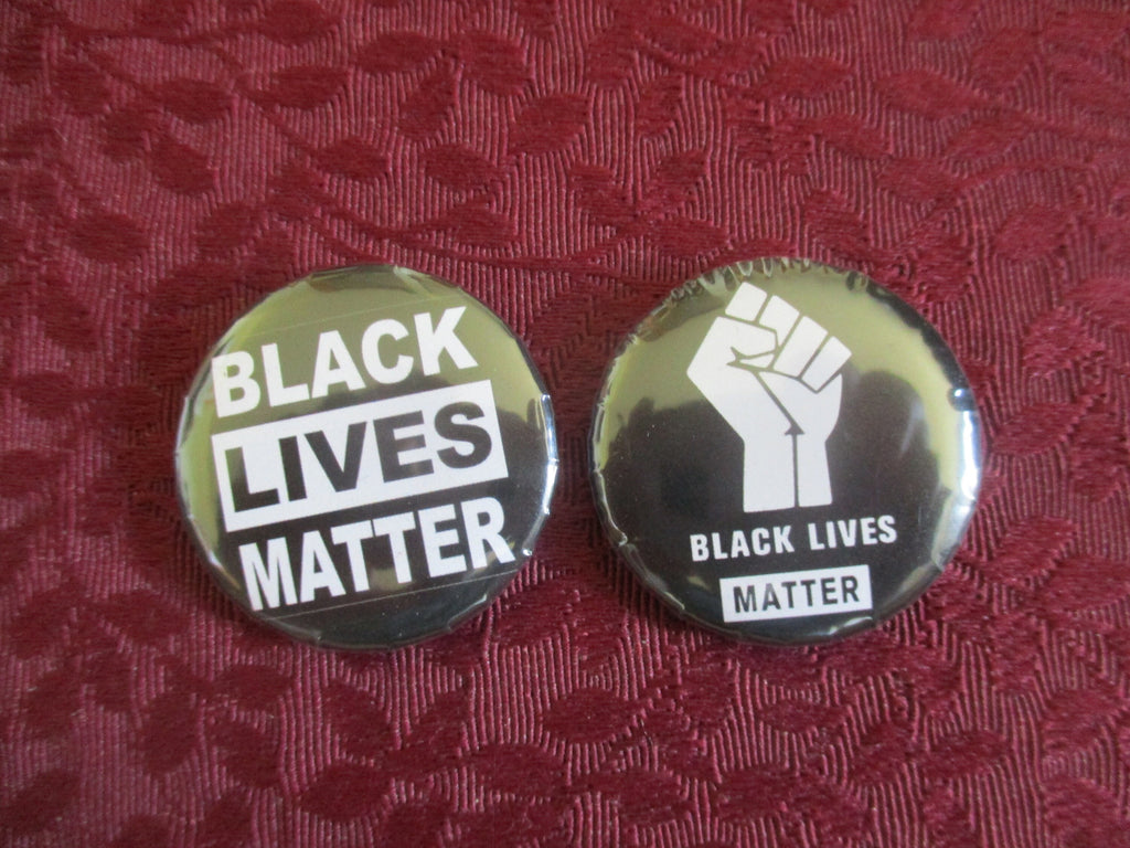 I love Vaccines, Neurodiversity Black Lives Matter BLM political pins buttons 1.46''