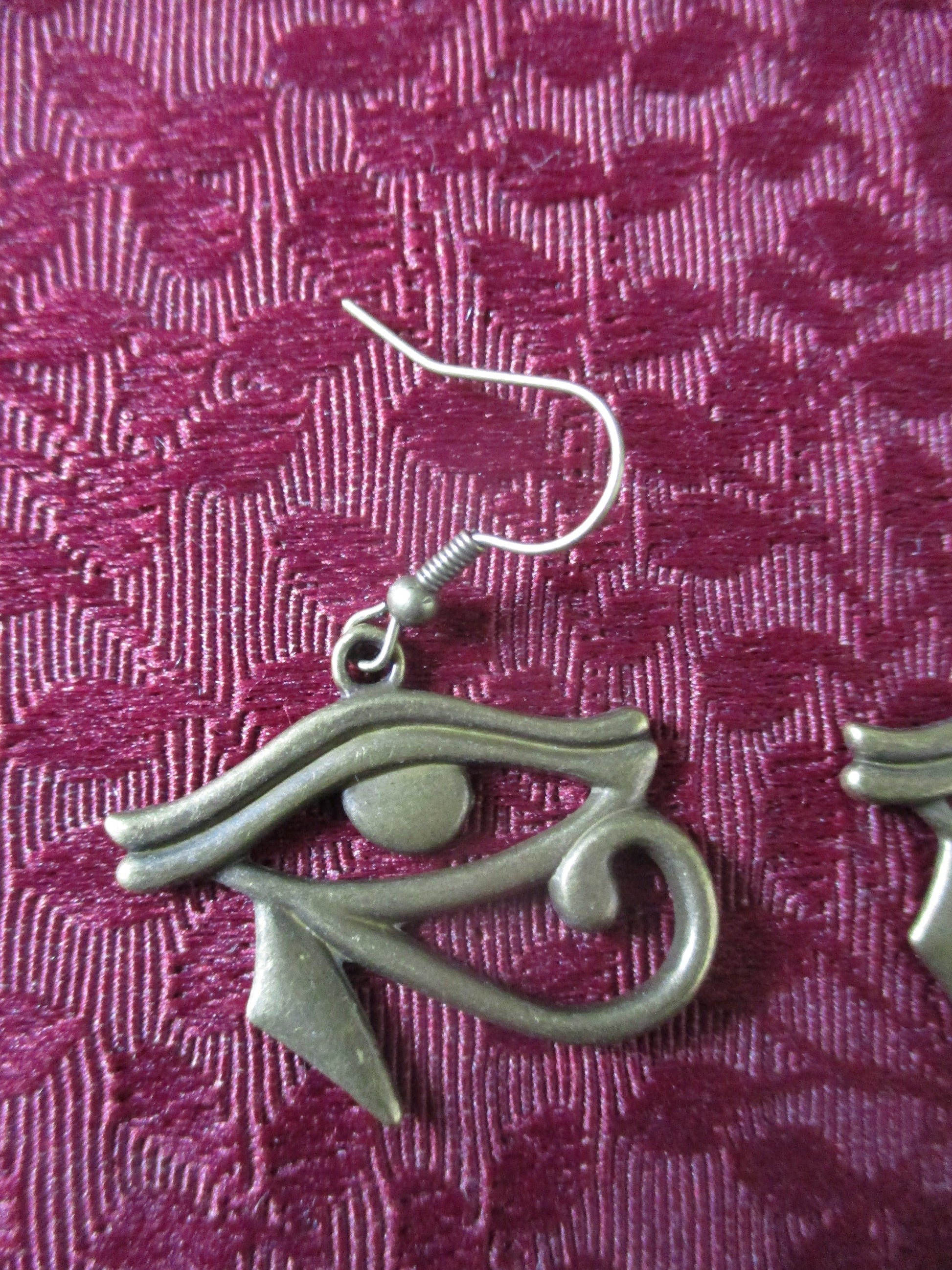 Kemetic Eye of Horus Earrings