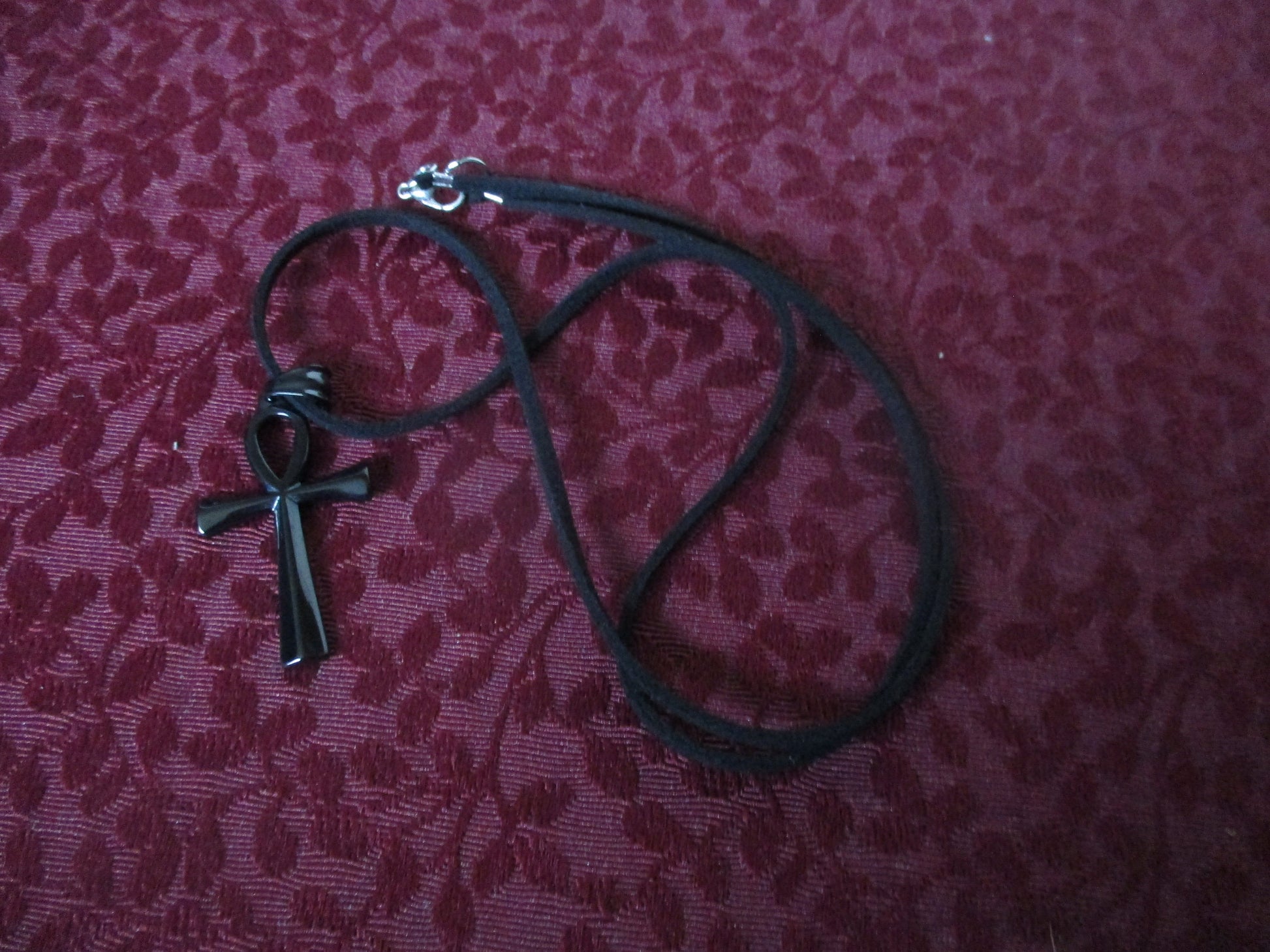 Kemetic Vampire Gothic Egyptian Ankh Charm Pendant