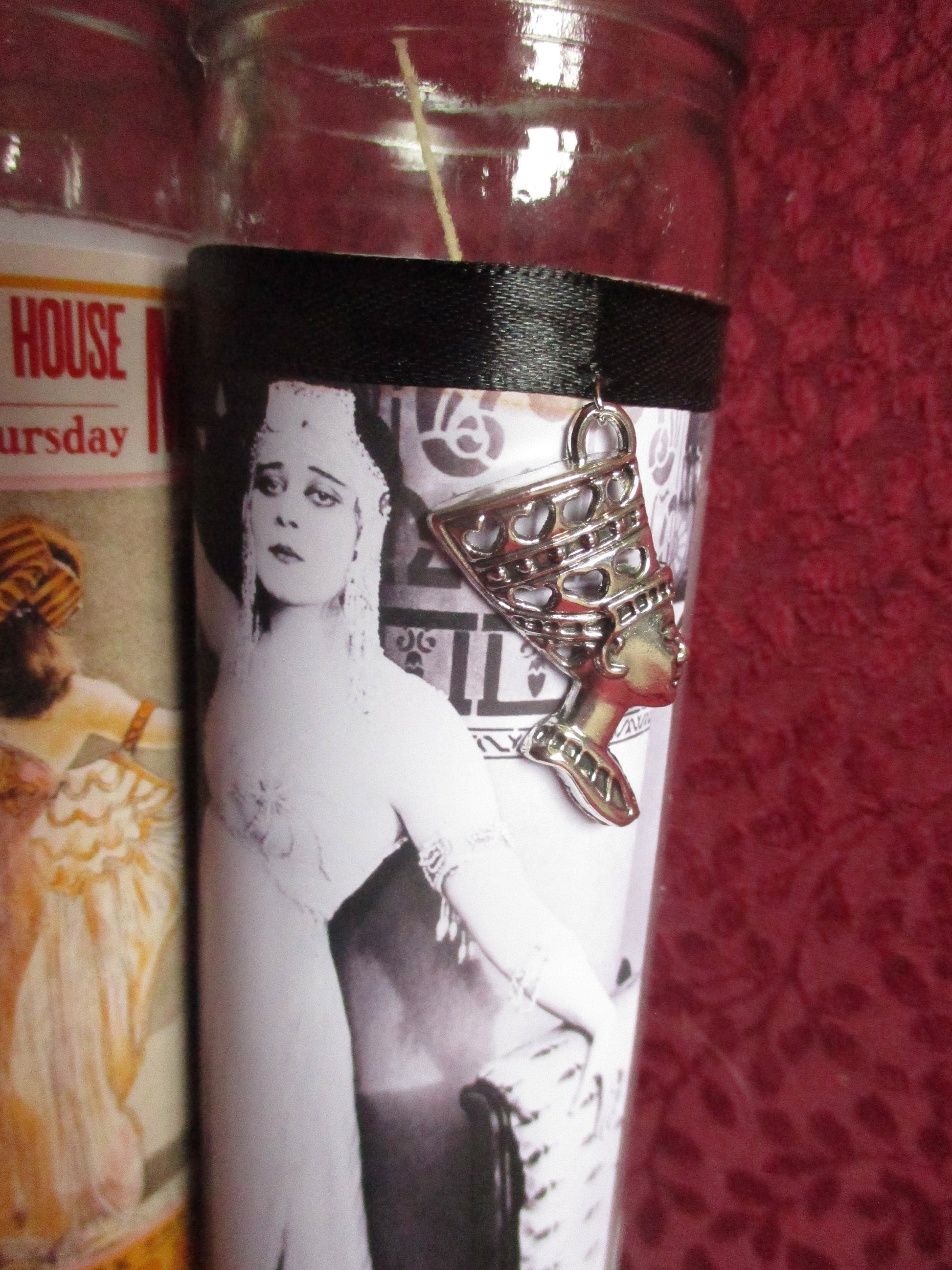 Theda Bara Kemetic Egyptian votive Candle Set
