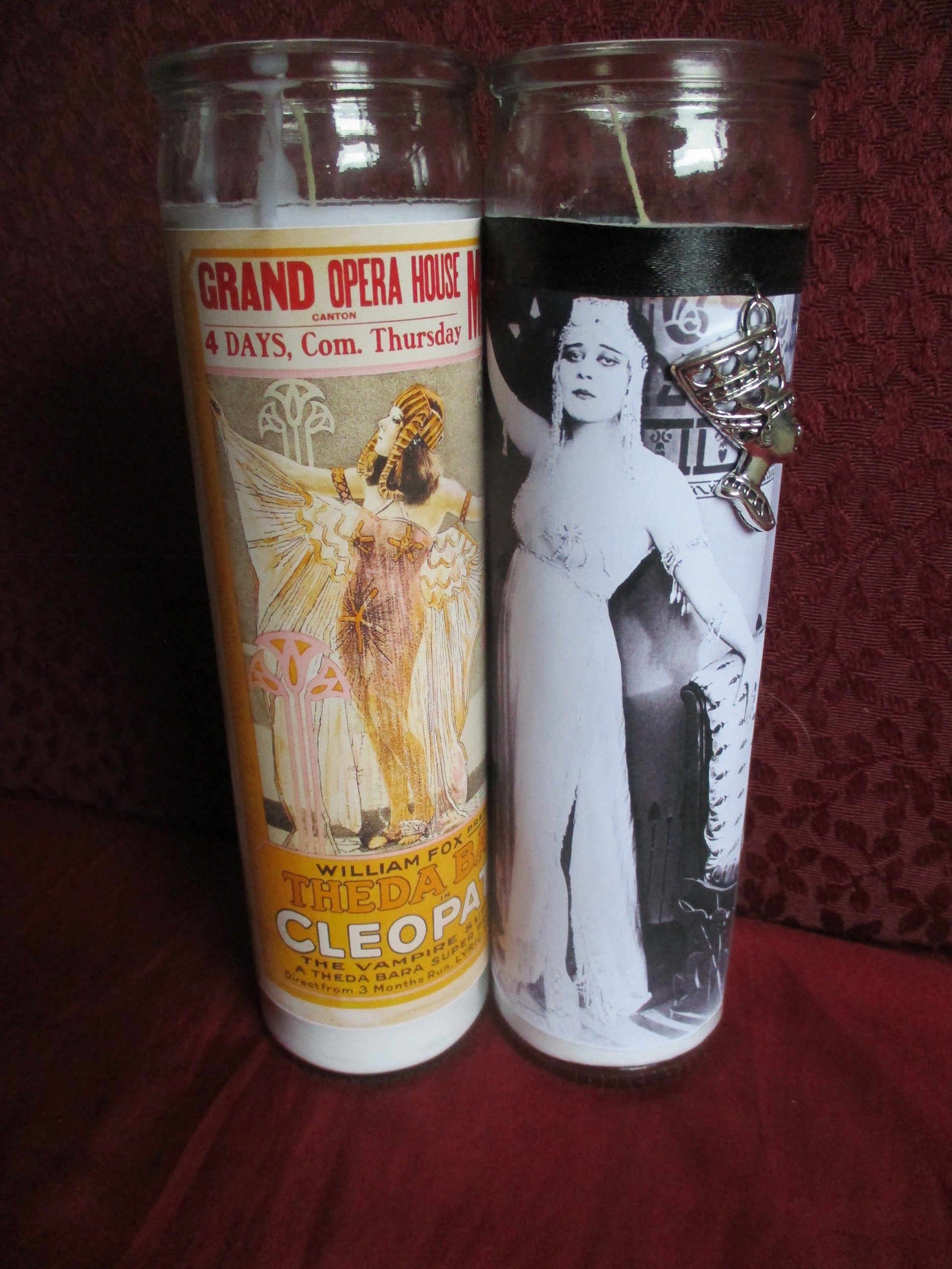 Theda Bara Kemetic Egyptian votive Candle Set
