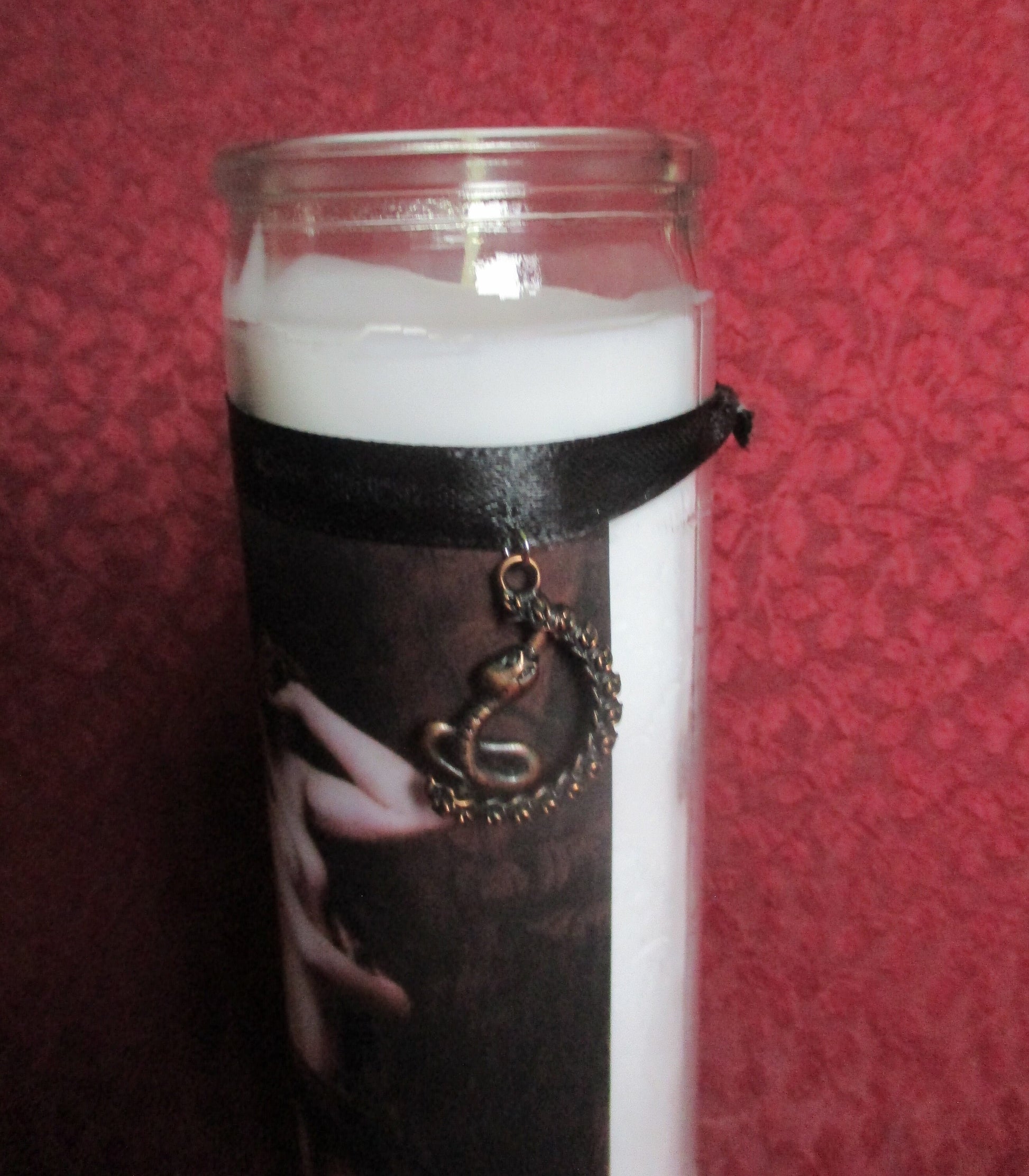 Lilith with Snake Blasphemous reprint votive Candle Set, unscented