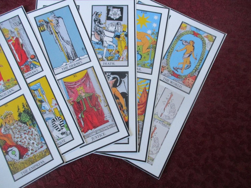 Rider Waite Major Arcana and Ace of Sword, Wands, Cups, Pentacles, Stickers set 6.4'' X 4''