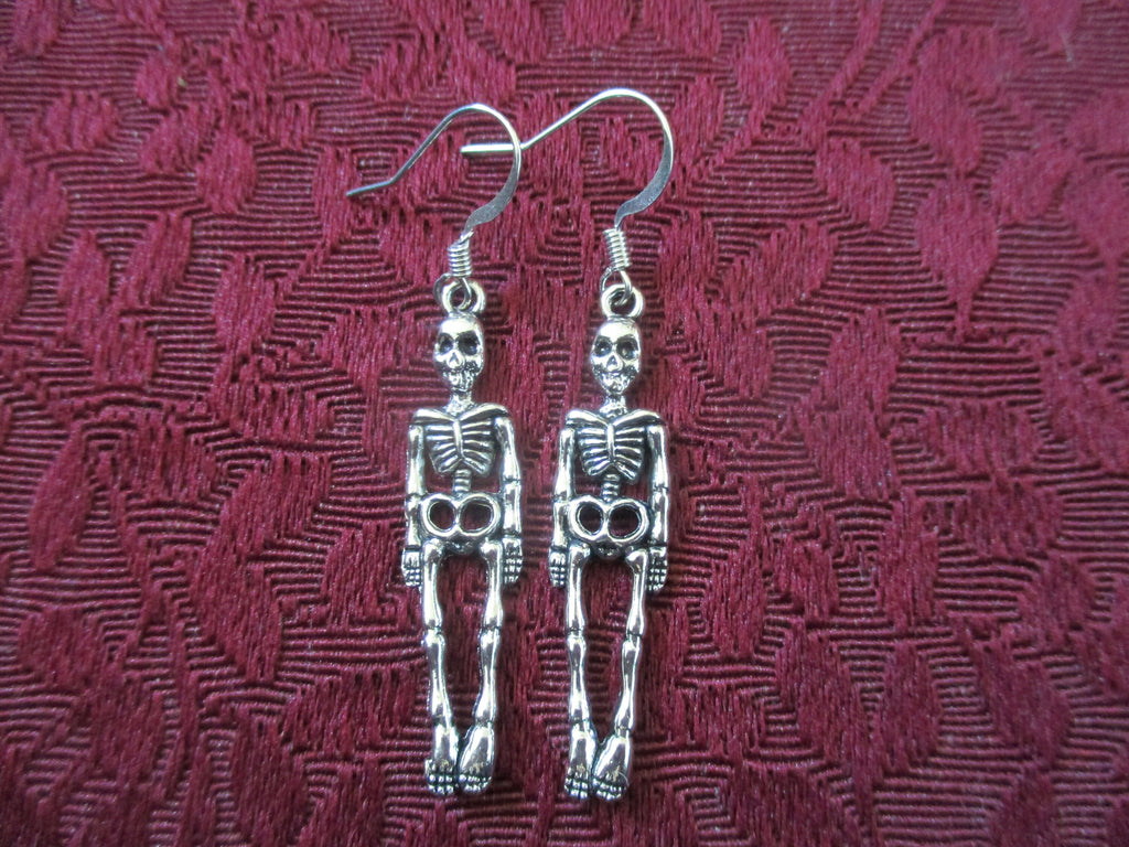 Kawaii Gothic Lolita Creepy Cute Skeleton Earrings
