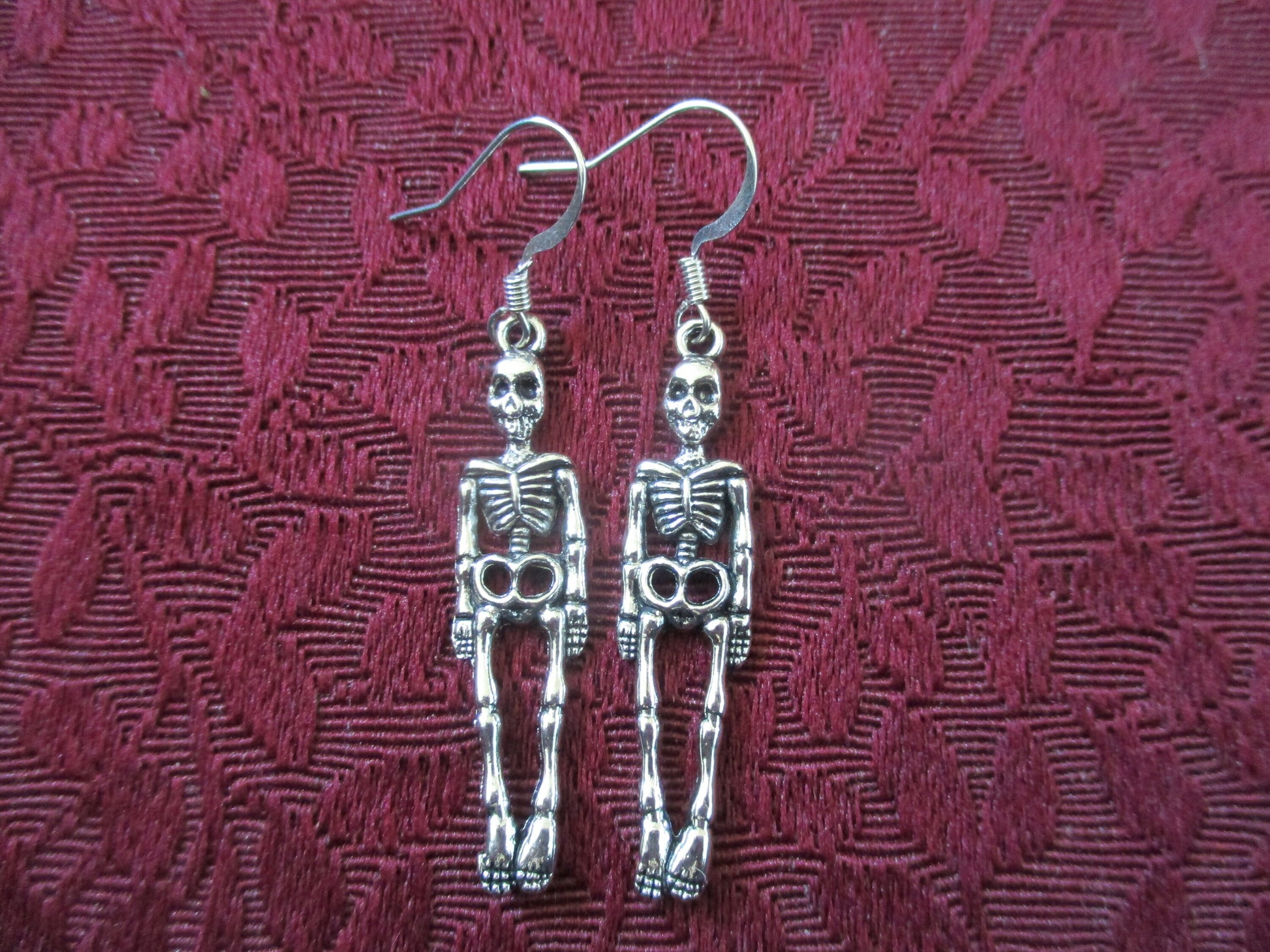 Kawaii Gothic Lolita Creepy Cute Skeleton Earrings