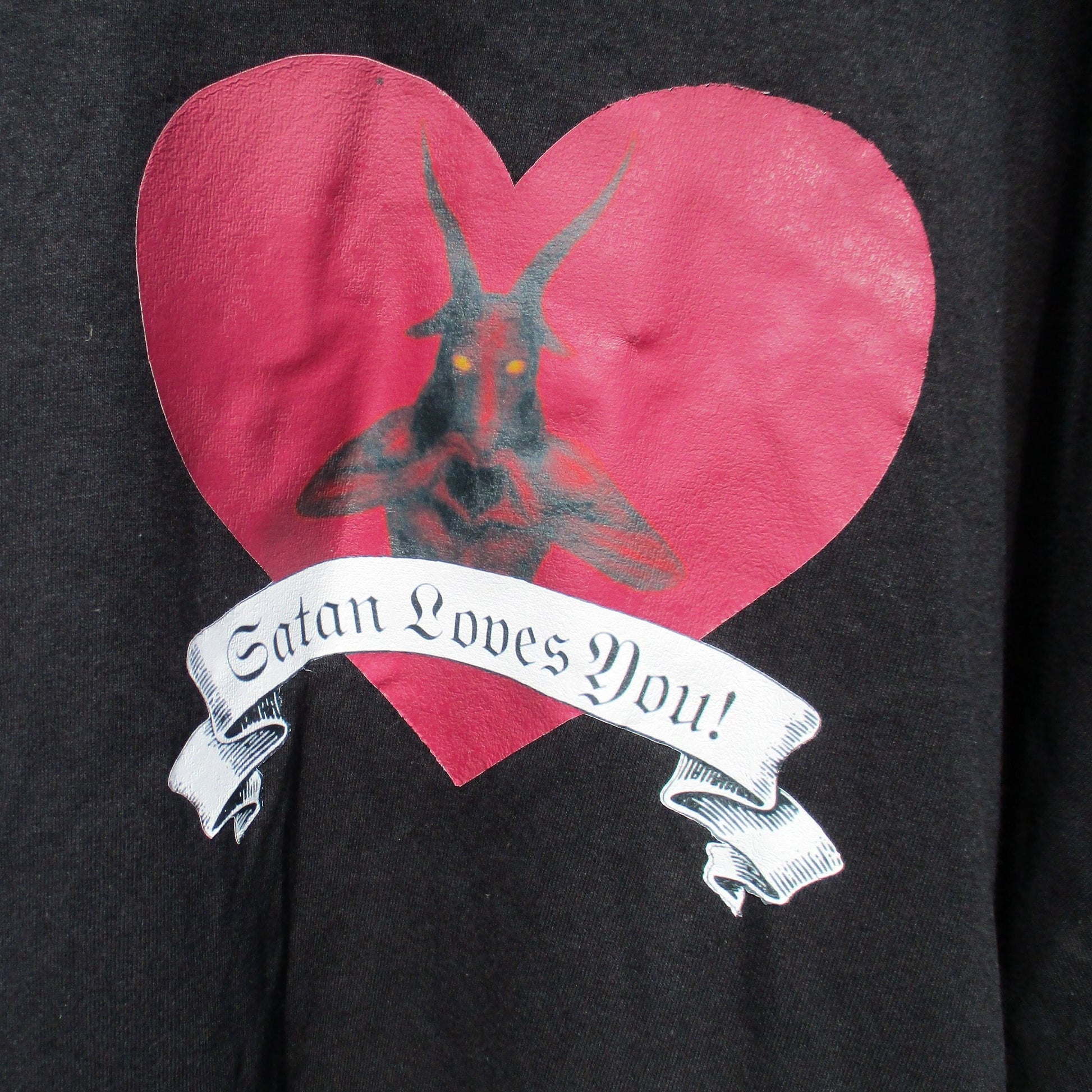 Satan Loves You! Satanic HTV Heat Transfer Vinyl Graphic T Shirts & Tank Tops