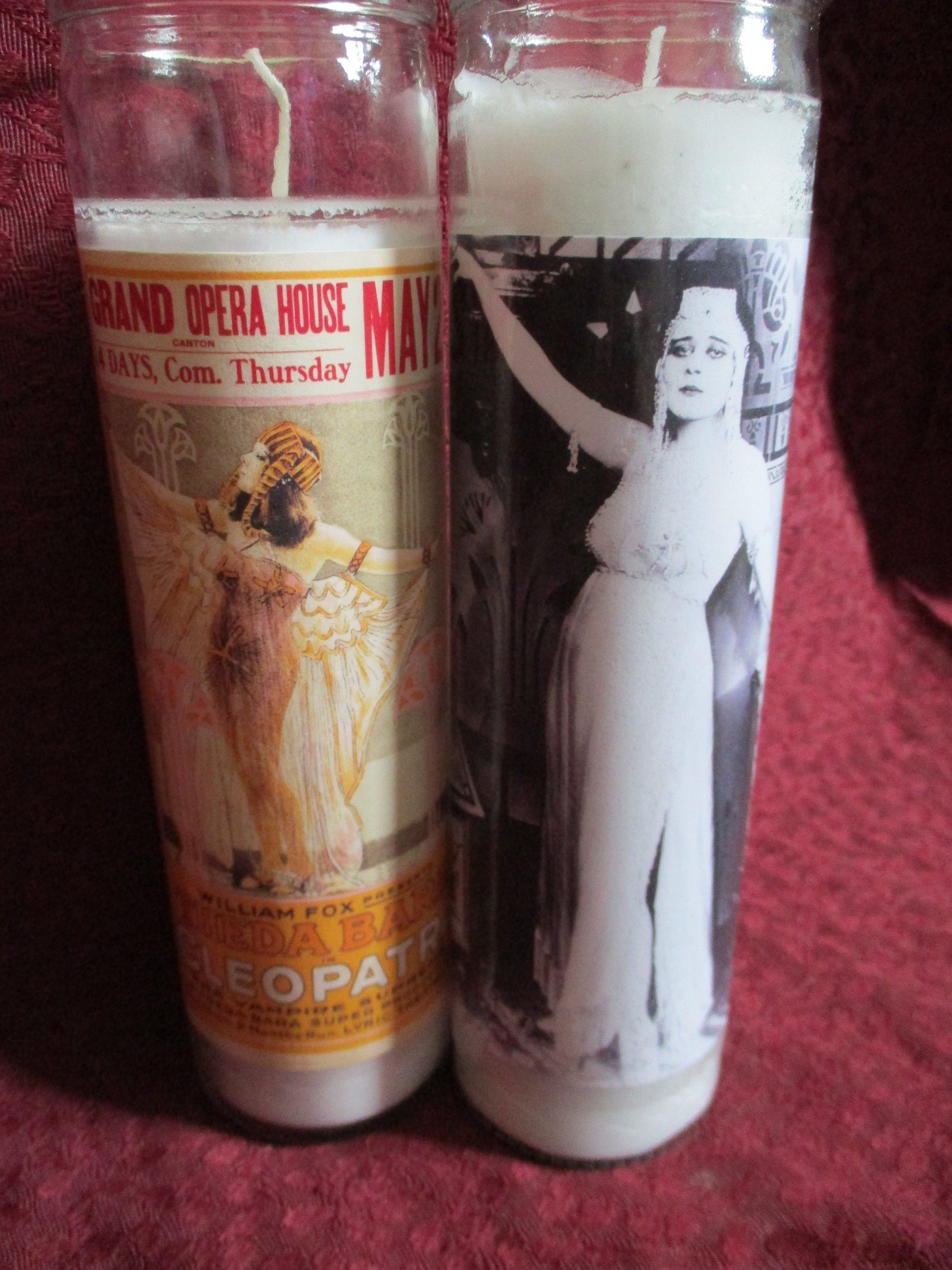 Theda Bara Kemetic Egyptian votive Candle Set