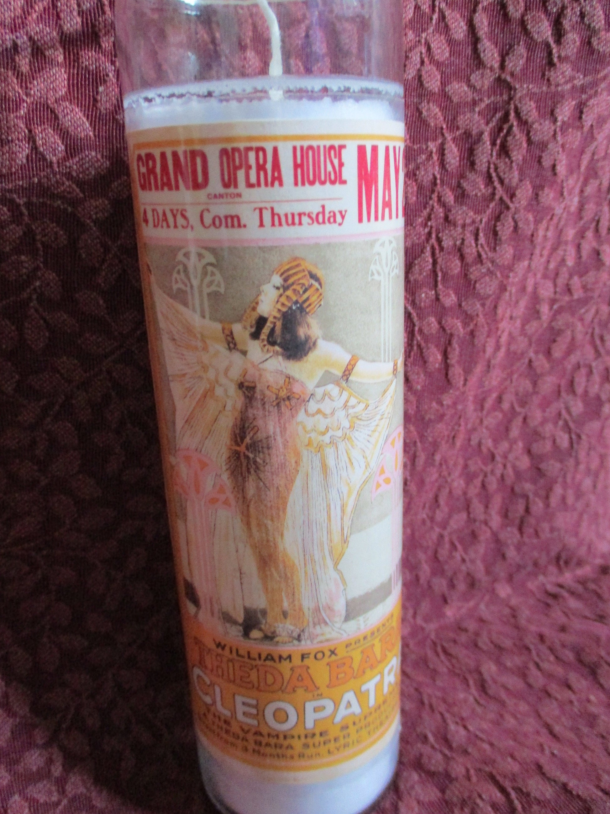 Theda Bara Kemetic Egyptian votive Candle Set