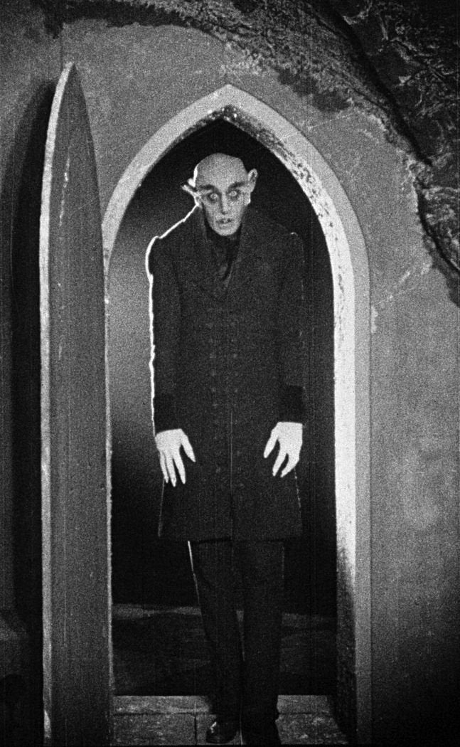 Nosferatu Vampire votive Candle, unscented