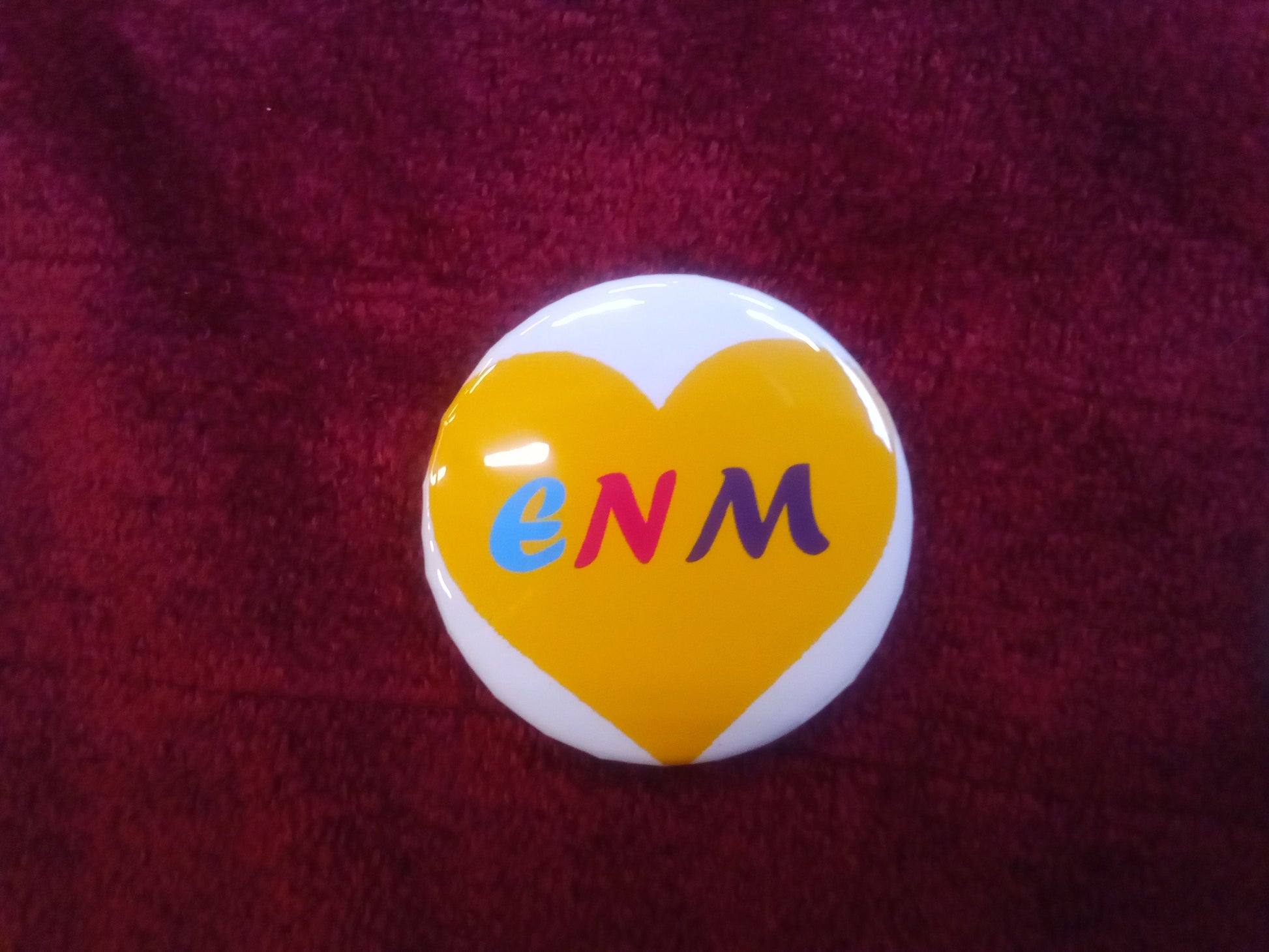 Polyamory Flag & Ethical Non Monogamy F Pride pin buttons 1.46''