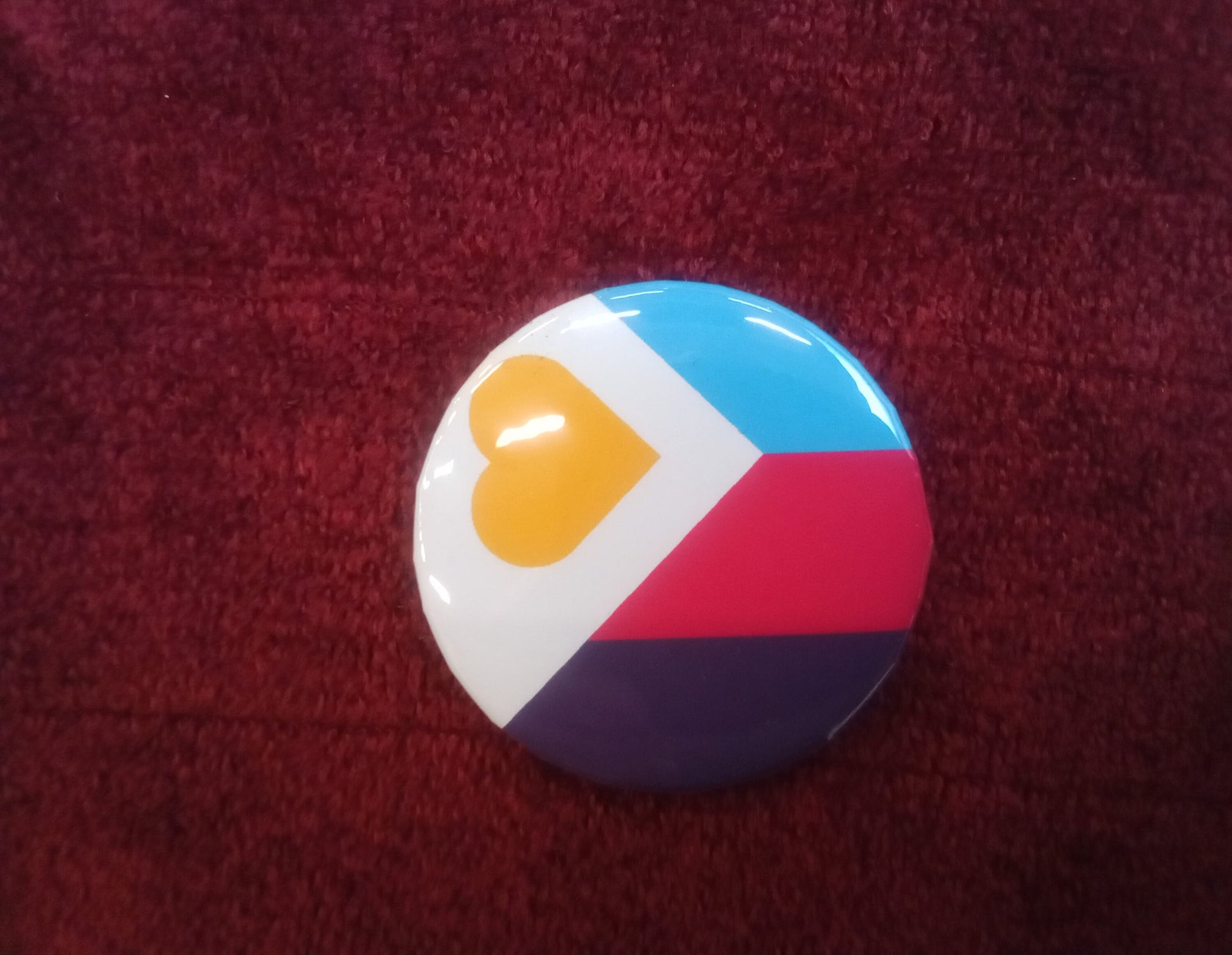Polyamory Flag & Ethical Non Monogamy F Pride pin buttons 1.46''