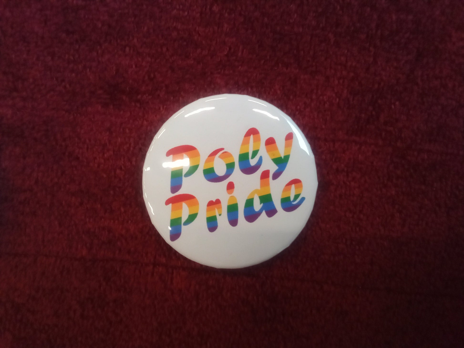 Polyamory Flag & Ethical Non Monogamy F Pride pin buttons 1.46''