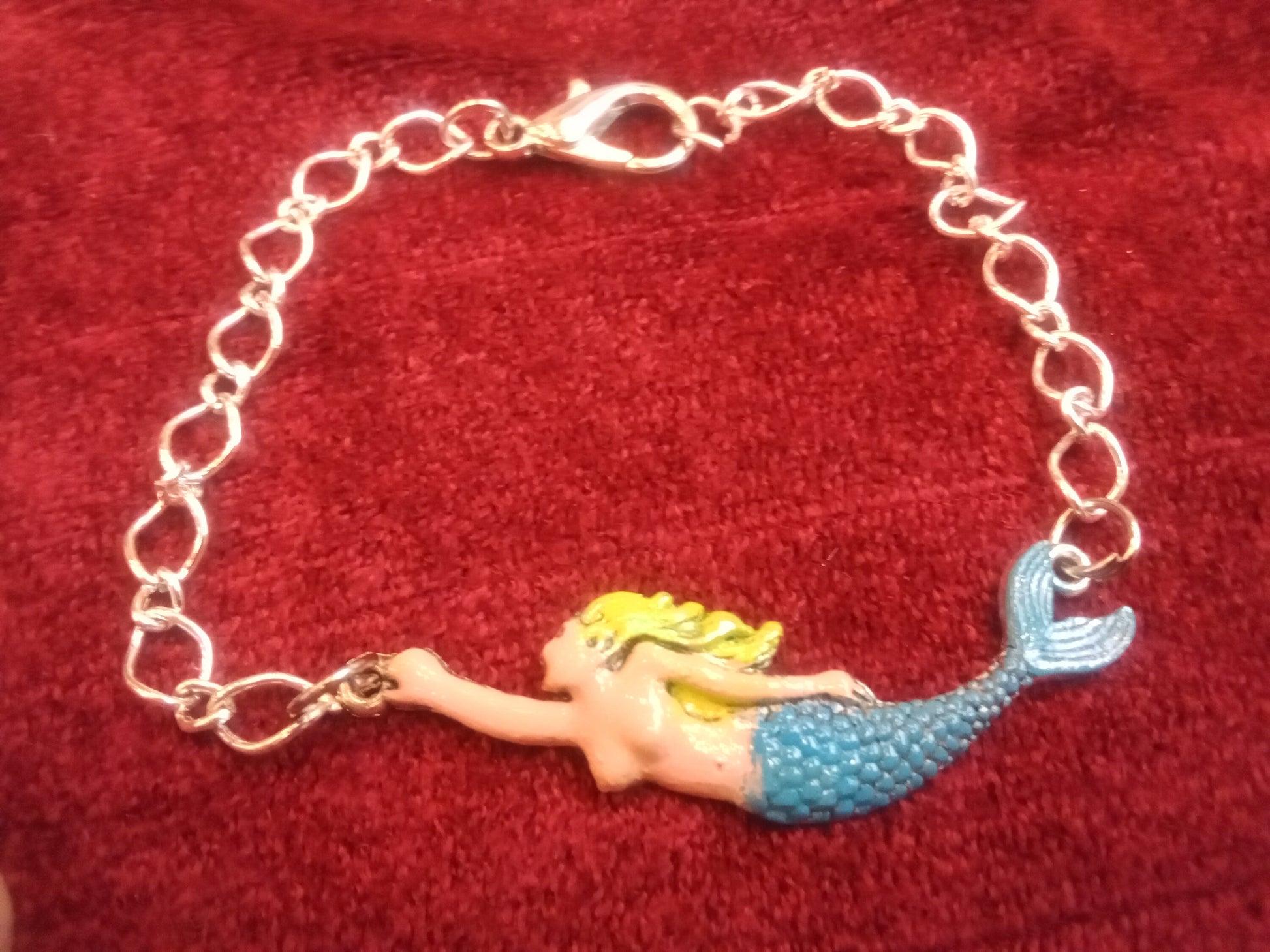 colorful painted Sexy Mermaid bracelet