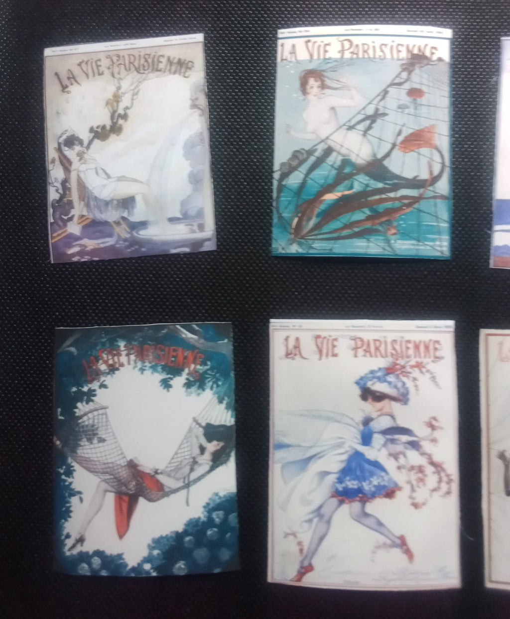La Vie Parsienne & Journal Amusant Art Deco Art Nouveau fridge magnets