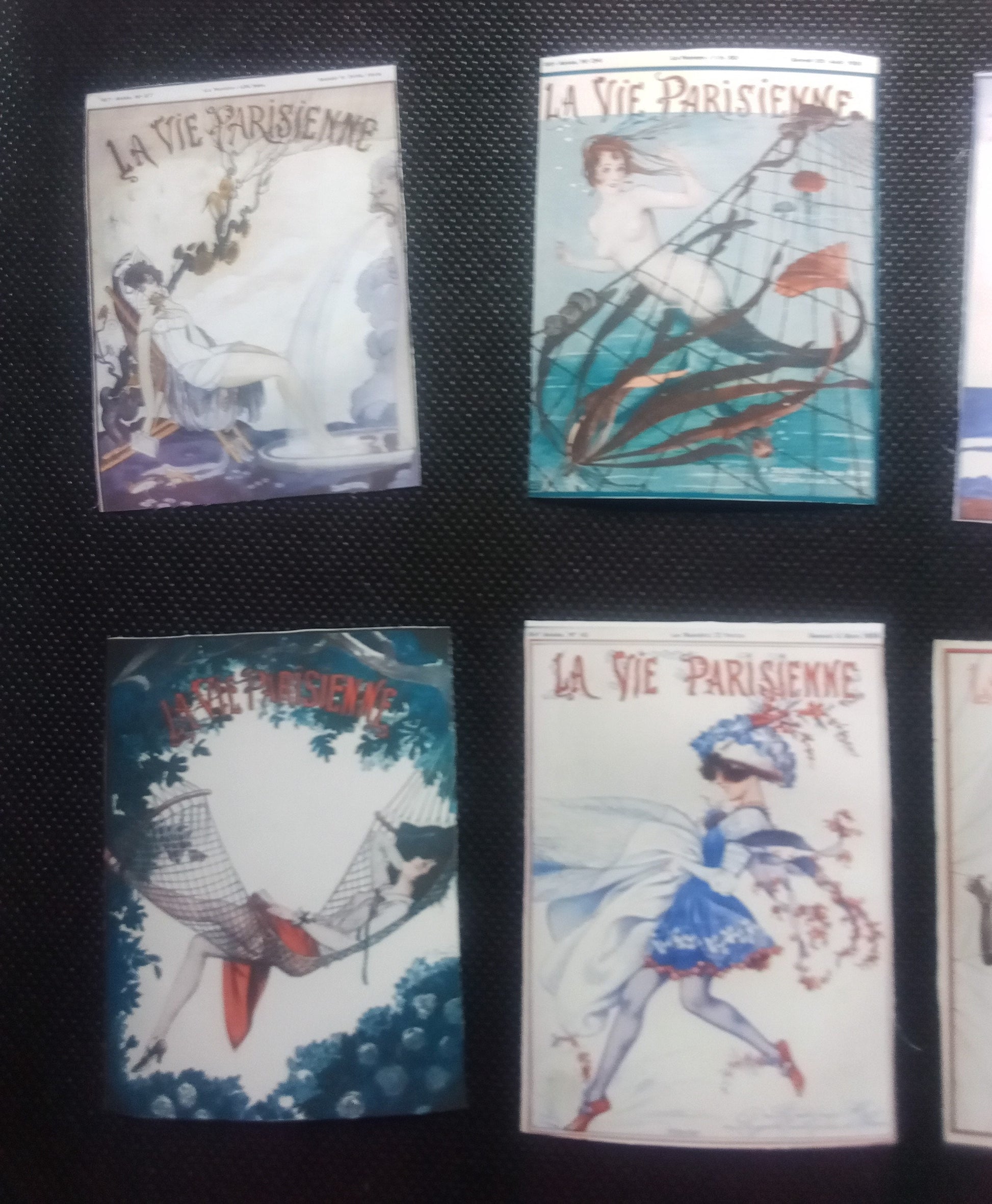 La Vie Parsienne & Journal Amusant Art Deco Art Nouveau fridge magnets