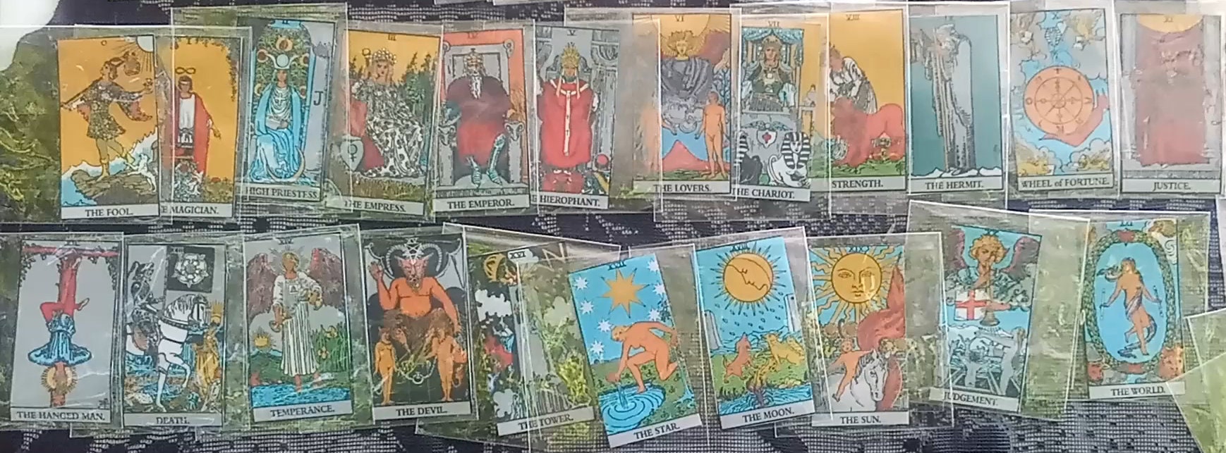 Tarot Deck Major Arcana fridge magnets