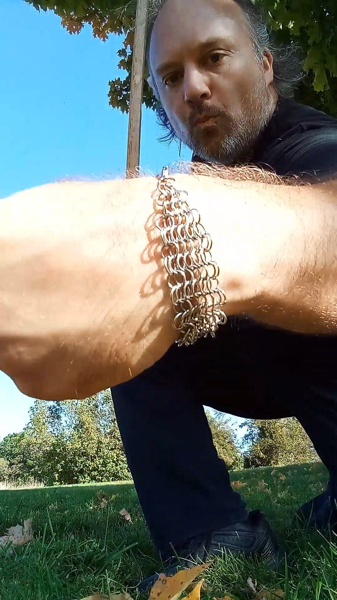 Chainmail Bracelet. 4 in 1 European Weave.