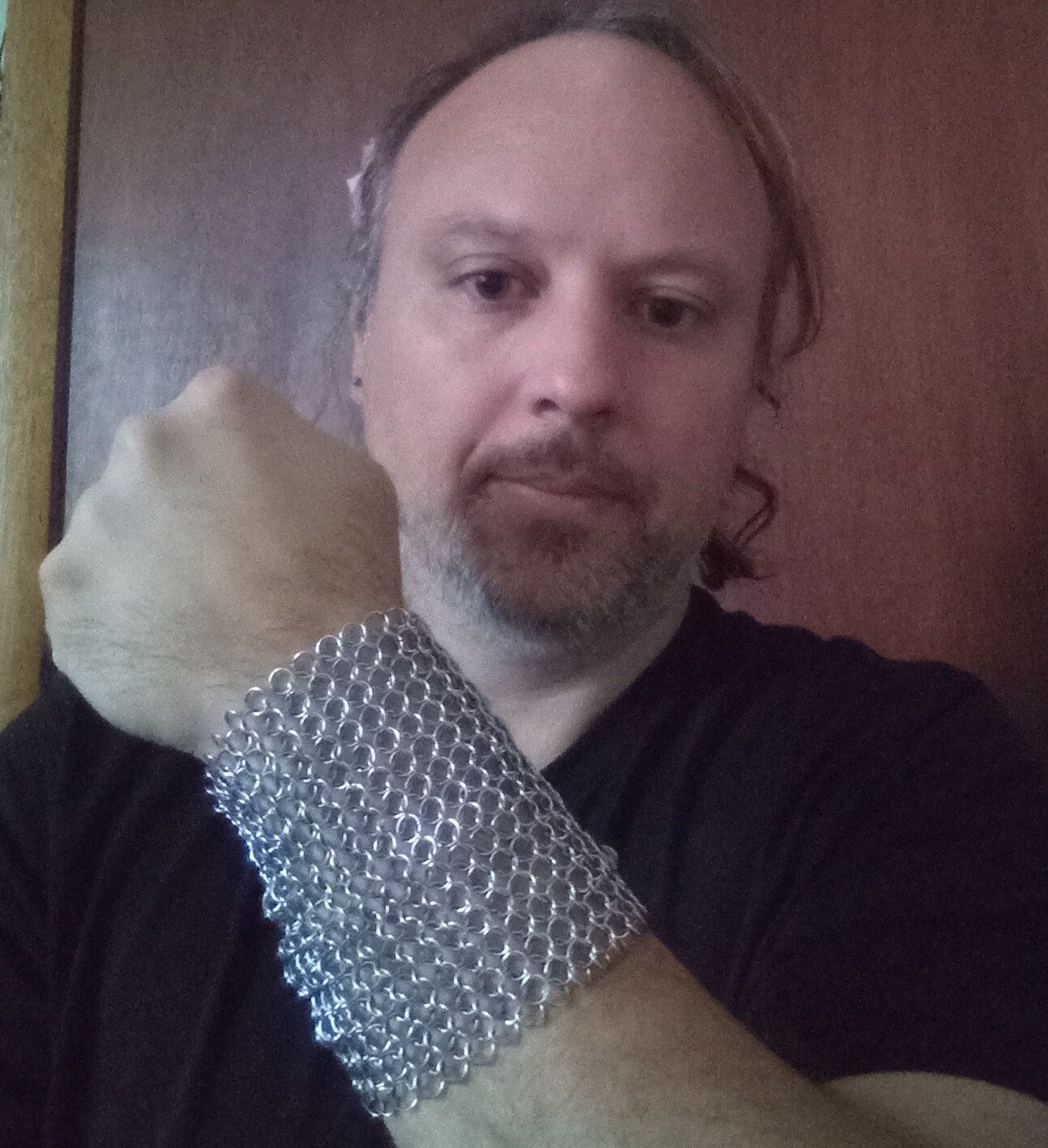 Chainmail Bracer 4 in 1 European Weave.