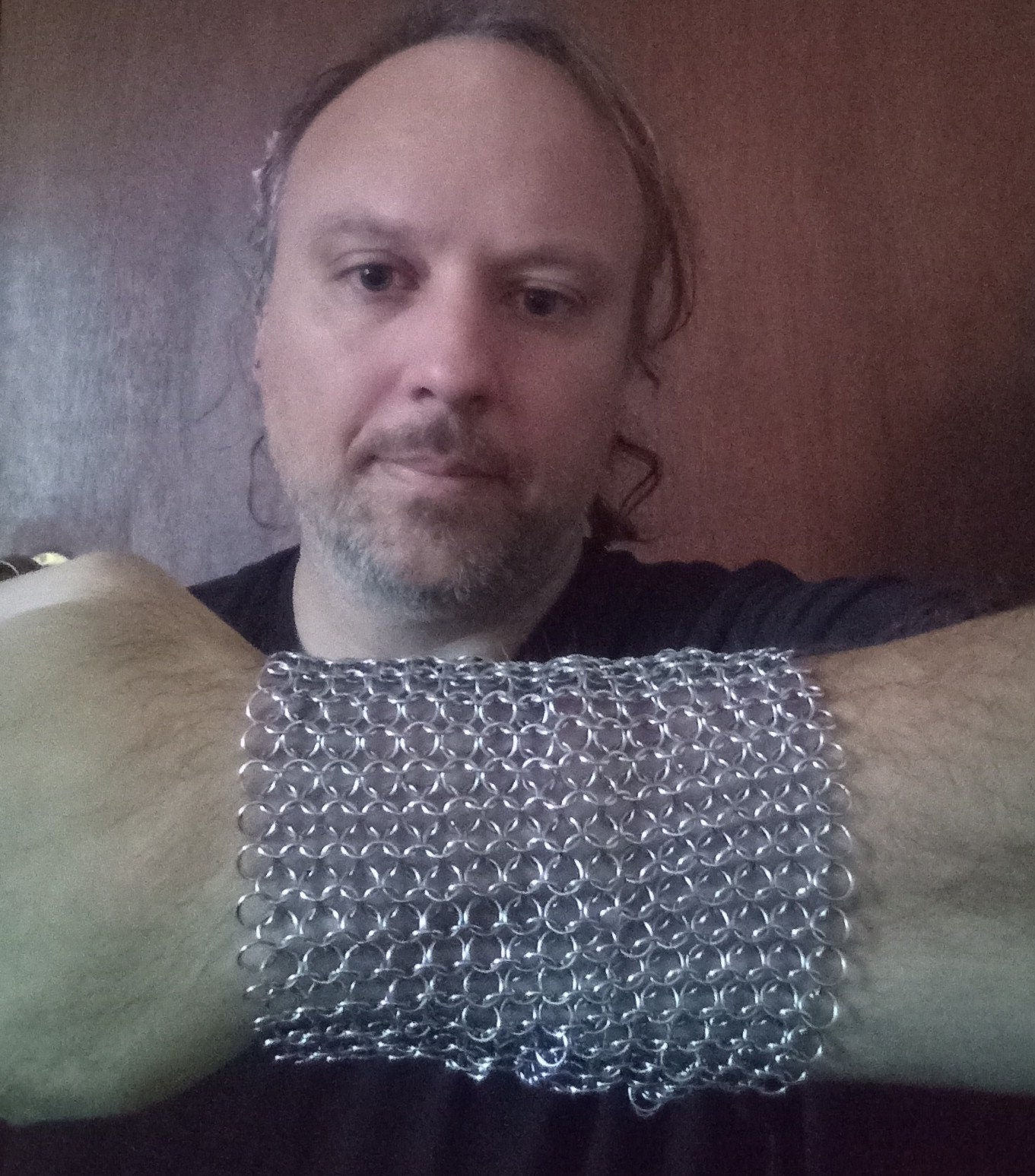 Chainmail Bracer 4 in 1 European Weave.